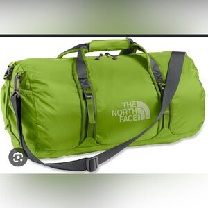 Red North Face Flyweight Duffel, Large